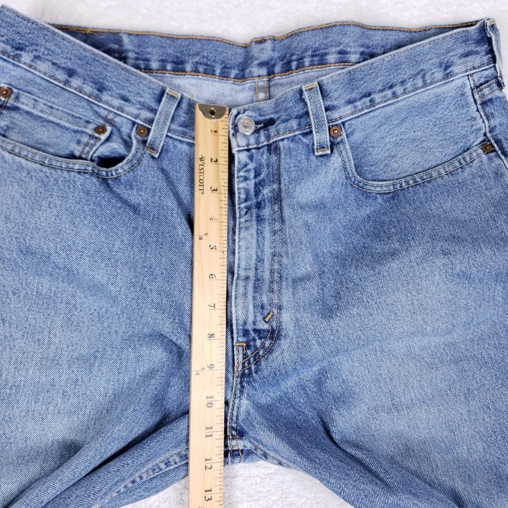 Levi's 550 Relaxed Fit Jeans Mens 36x29 Light Wash Denim Vintage Y2K‎